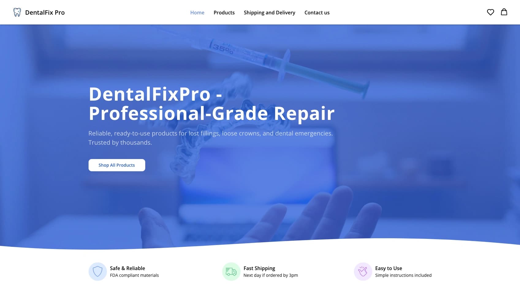 DentalFix Pro — Professional-Grade Repair