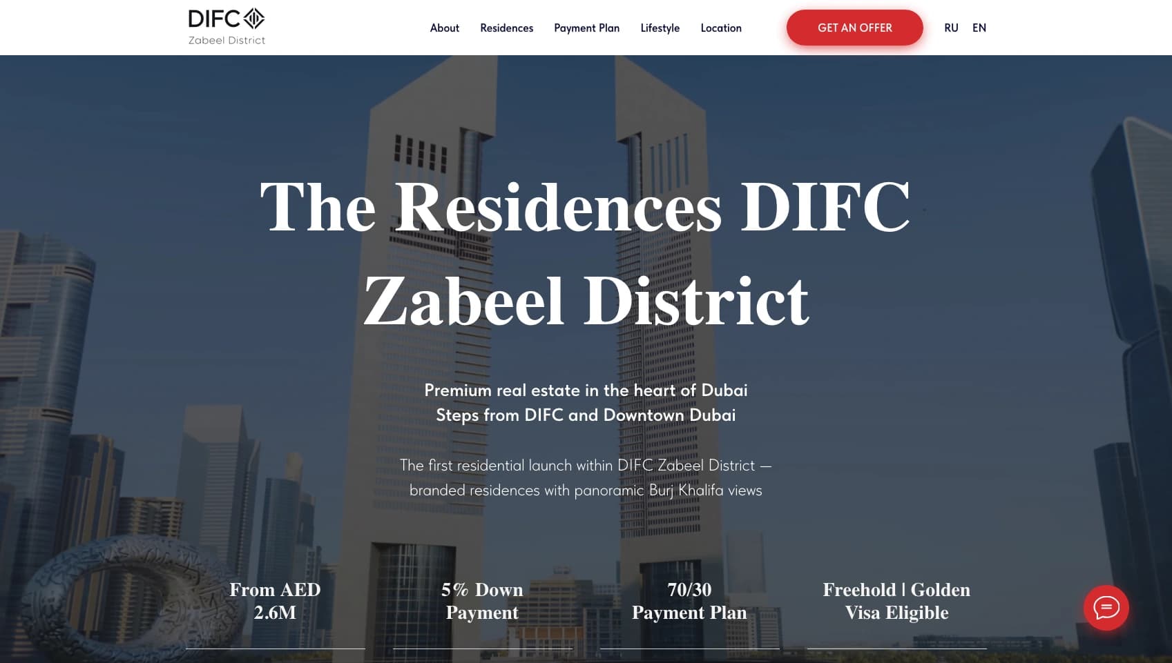 The Residences DIFC Zabeel District — Premium real estate in the heart of Dubai 