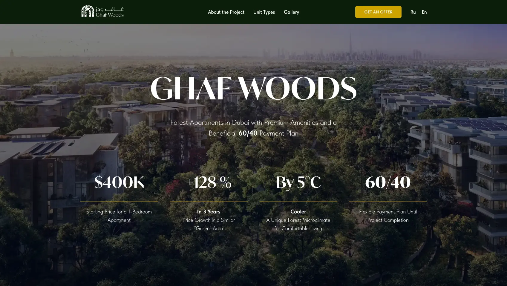 GHAF WOODS — Forest Apartments in Dubai with Premium Amenities