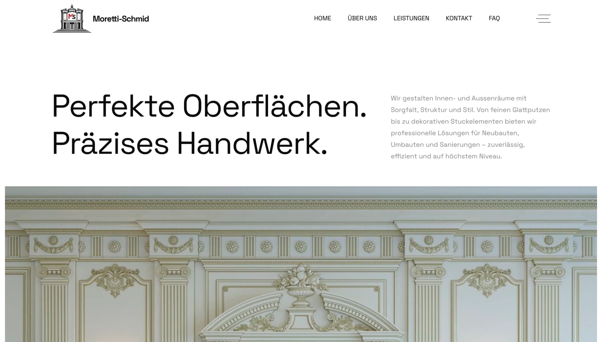 Moretti Schmid — Perfekte Oberflächen. Präzises Handwerk