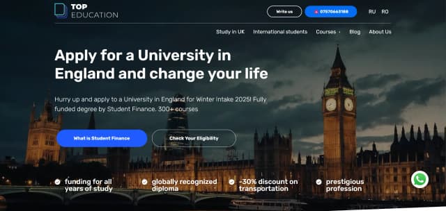 Top Education — project screenshot