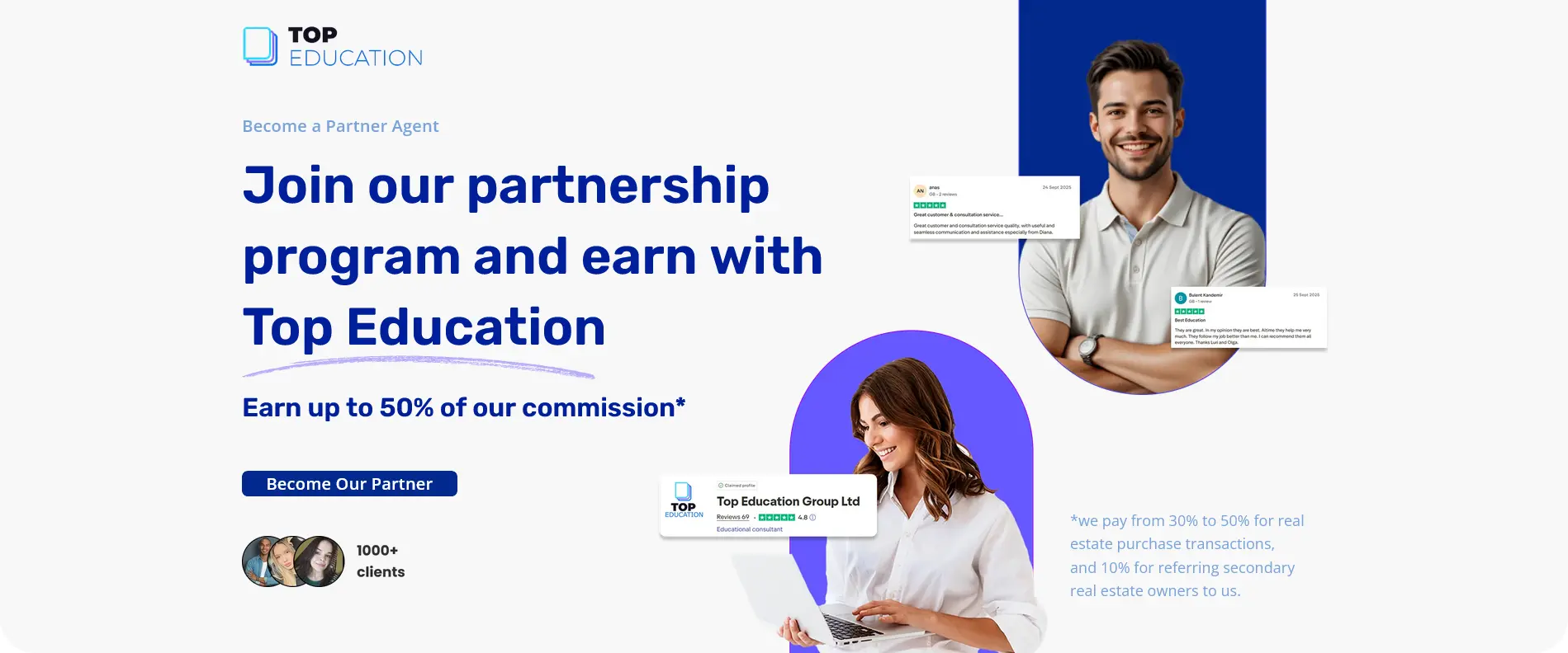 Top Education Partners — Join our partnership program and earn with Top Education