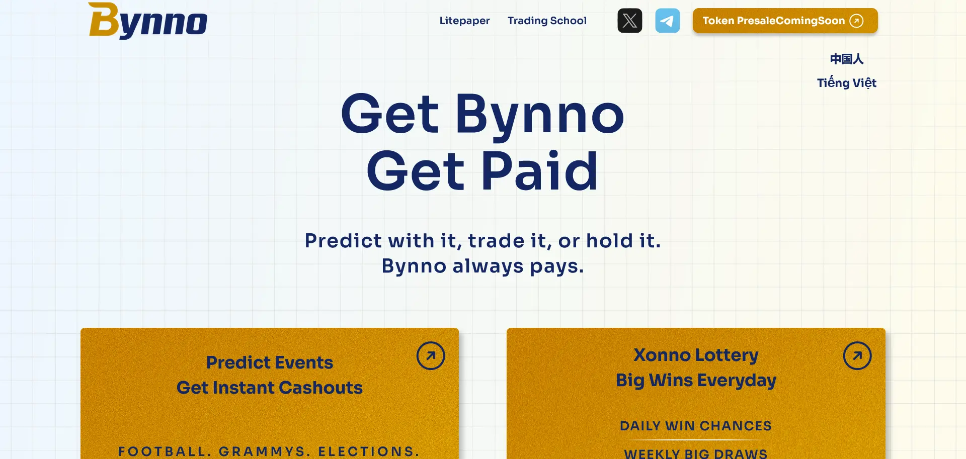 Bynno — Predict with it, trade it, or hold it