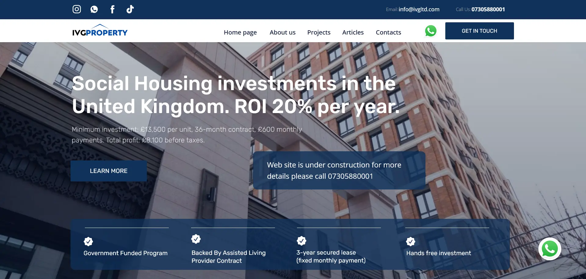 IVG Property — Social Housing investments